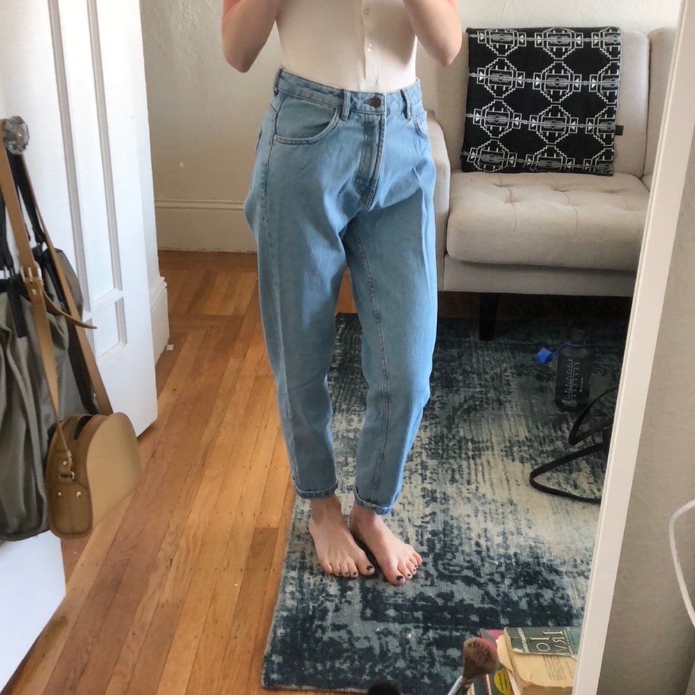 Zara mom jeans